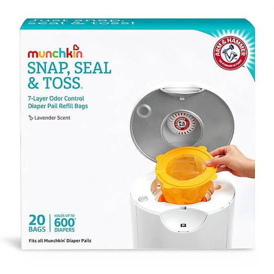 Order Munchkin® 20-pack Arm & hammer Diaper Pail Refill food online from Buybuy Baby store, Christiana on bringmethat.com