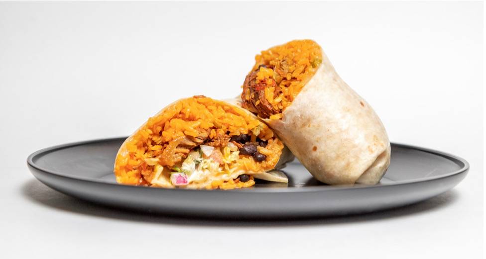 Order Birria burrito  food online from KMPizza&Grill store, Lawrence on bringmethat.com