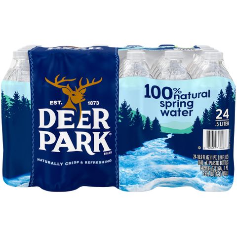 Order Deer Park Spring Water 24 Pack food online from 7-Eleven store, Triangle on bringmethat.com