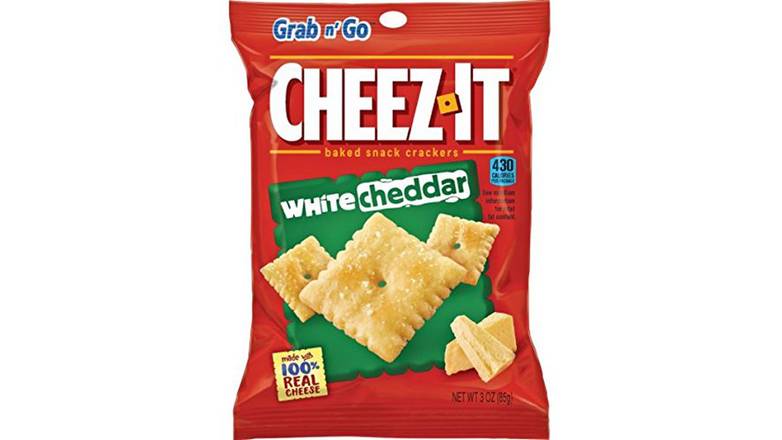 Order Cheez-It White Cheddar Baked Snack Crackers food online from Shell Rock Spring store, Bel Air on bringmethat.com