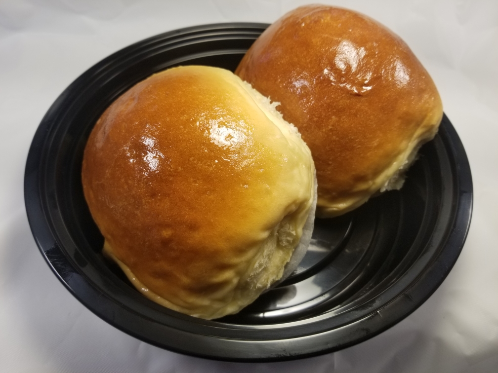 Order Baked BBQ Pork Bun (2pcs.)  food online from Lucky Deli store, Los Angeles on bringmethat.com