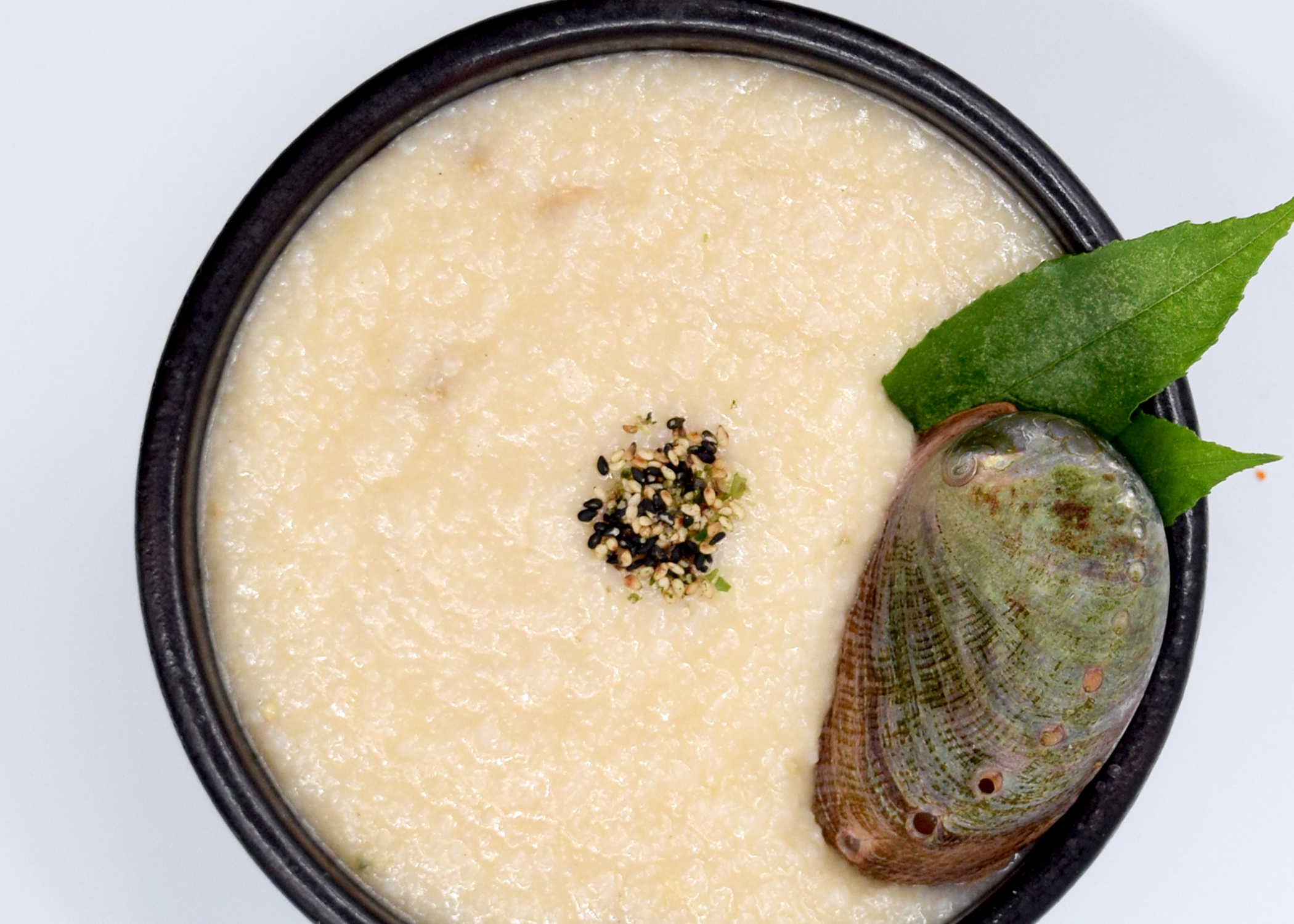 Order Abalone Porridge Rice Bowl  food online from Mansun Japanese Restaurant store, Walnut on bringmethat.com