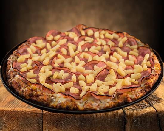 Order 16" Giant Big Hawaiian Pizza (16 Slices) food online from Abby Legendary Pizza store, Bend on bringmethat.com