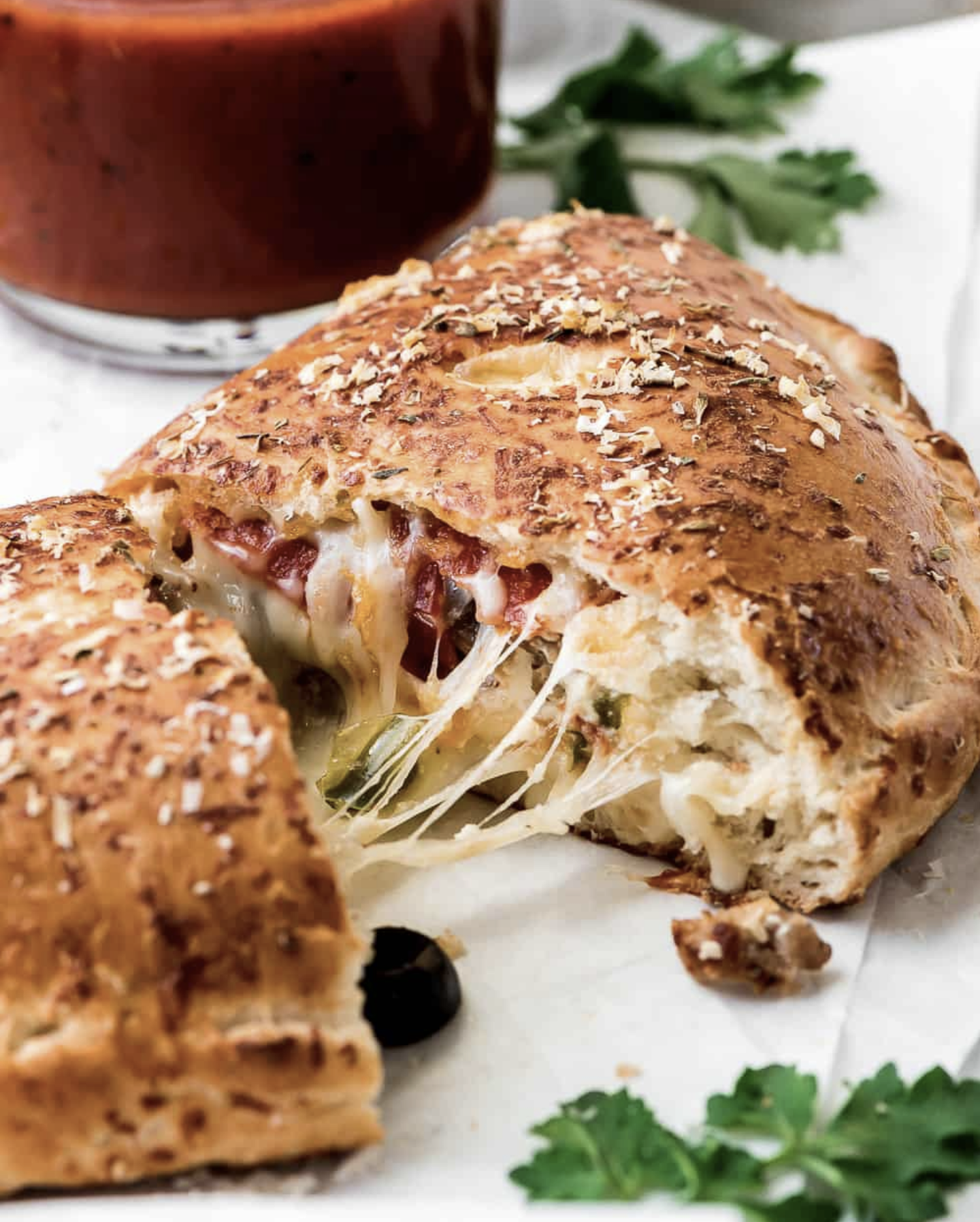 Order Italian Calzone food online from Dinozzo Pizza store, Royersford on bringmethat.com