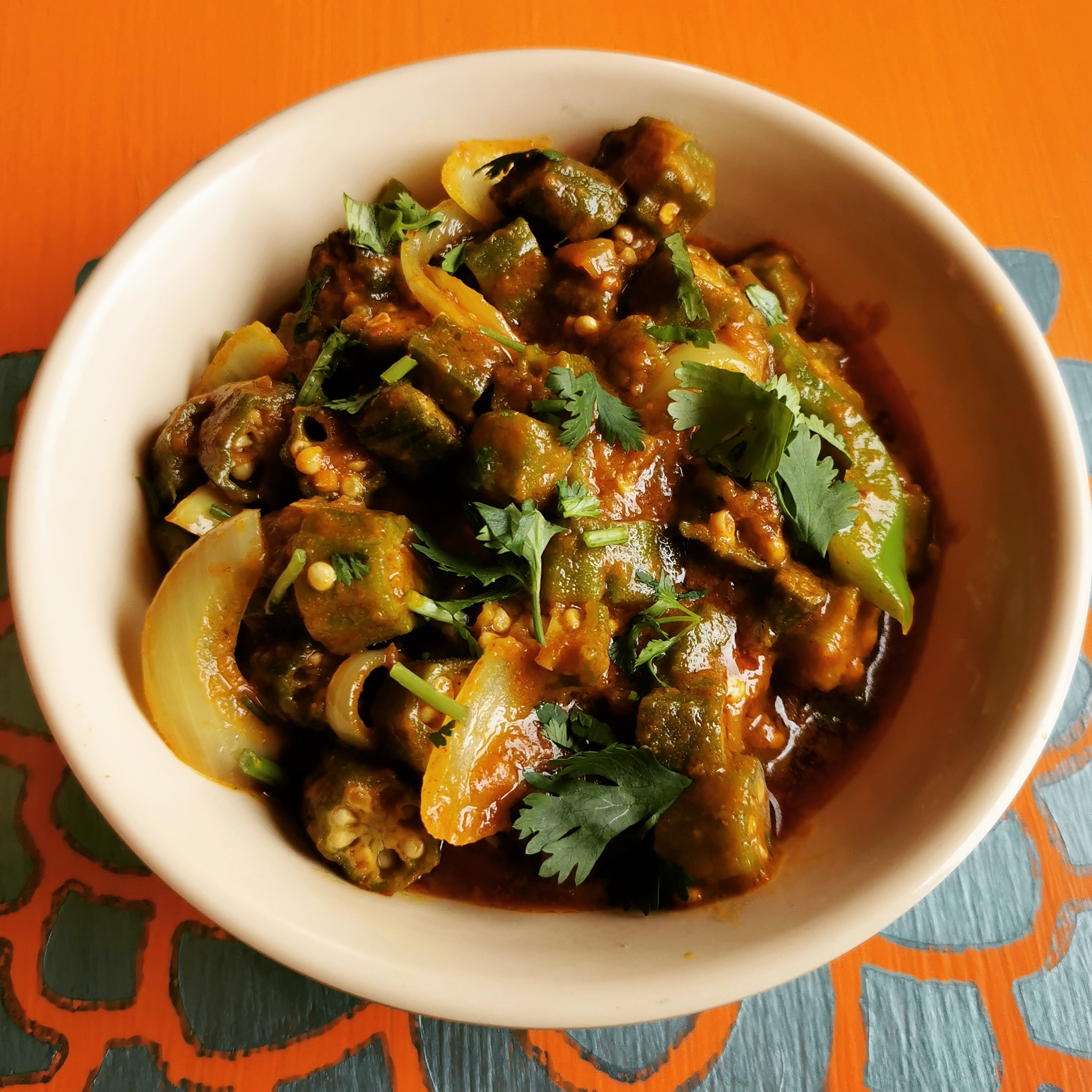Order Bhindi Bhaje (Vegan) food online from Indimex Eats Indian Restaurant store, Los Angeles on bringmethat.com