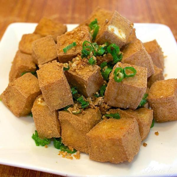 Order Salt and Pepper Fried Tofu food online from Cafe Panda Garden store, Houston on bringmethat.com