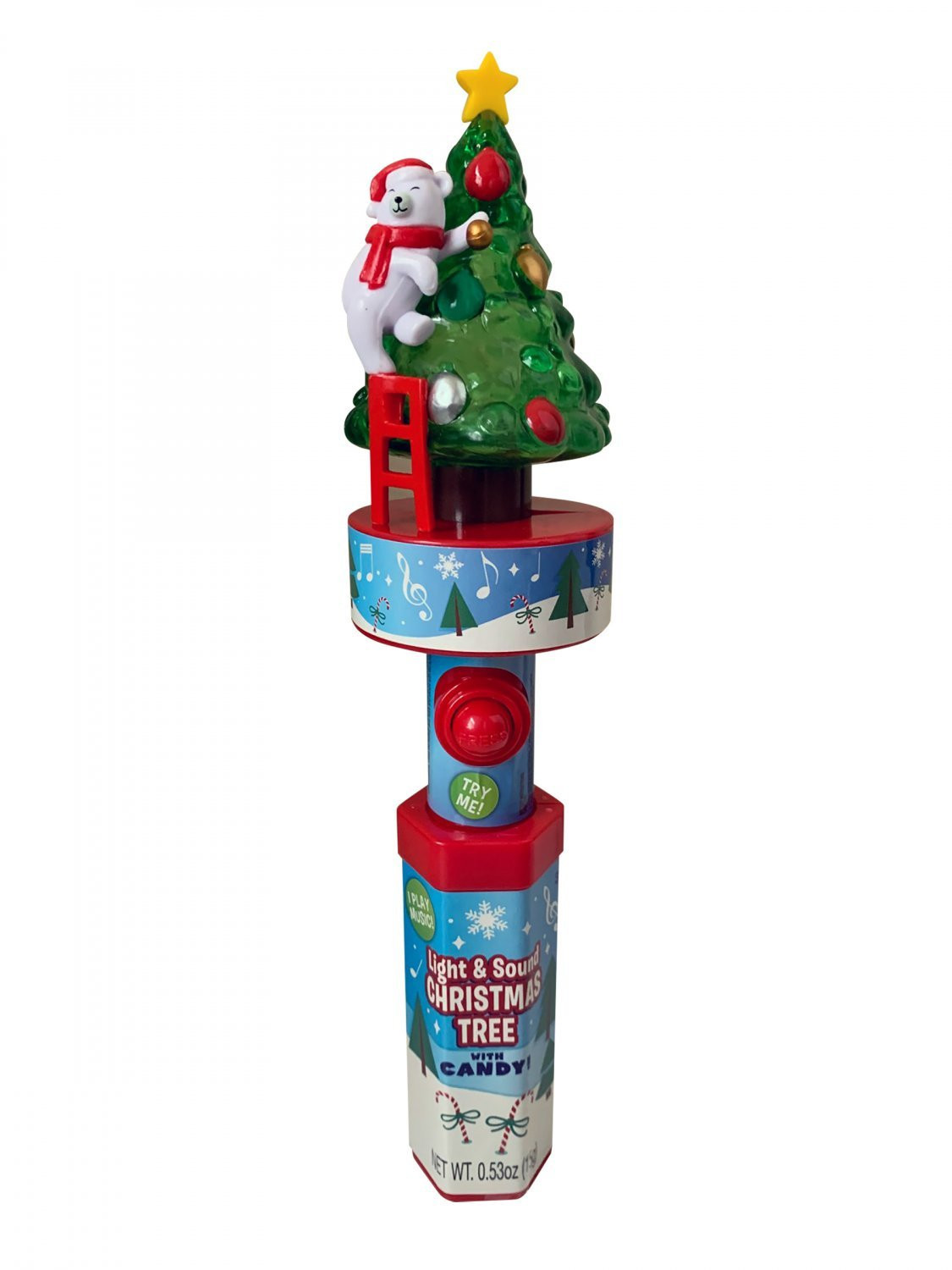 Order Christmas Tree Polar Bear Candy Wand with Light and Sound - 0.53 oz food online from Bartell store, Edmonds on bringmethat.com