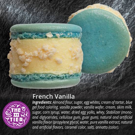 Order French Vanilla Macaron Ice Cream food online from Go china store, Pasadena on bringmethat.com