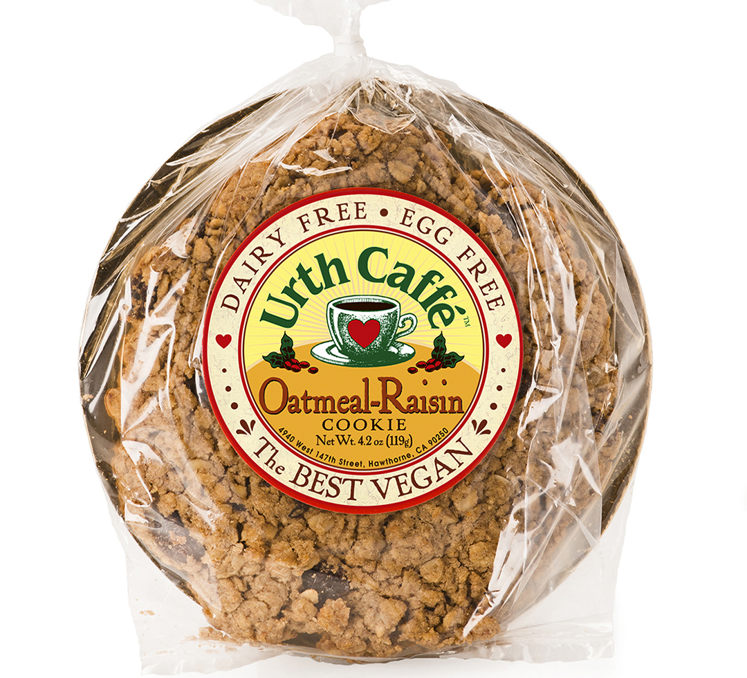 Order Vegan Oatmeal-Raisin Cookie food online from Urth Caffe store, West Hollywood on bringmethat.com