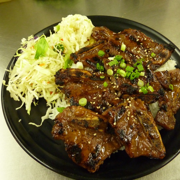 Order BBQ Beef Short Ribs food online from Aloha BBQ store, Mission Viejo on bringmethat.com