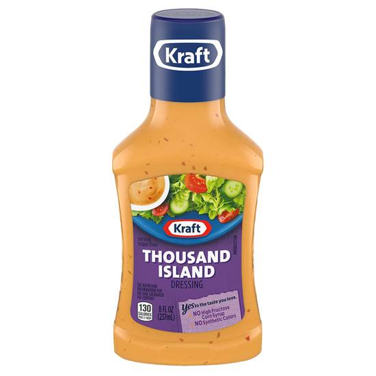 Order Kraft Thousand Island Dressing 8oz food online from Drinks At Your Door by Gopuff store, Santa Maria on bringmethat.com