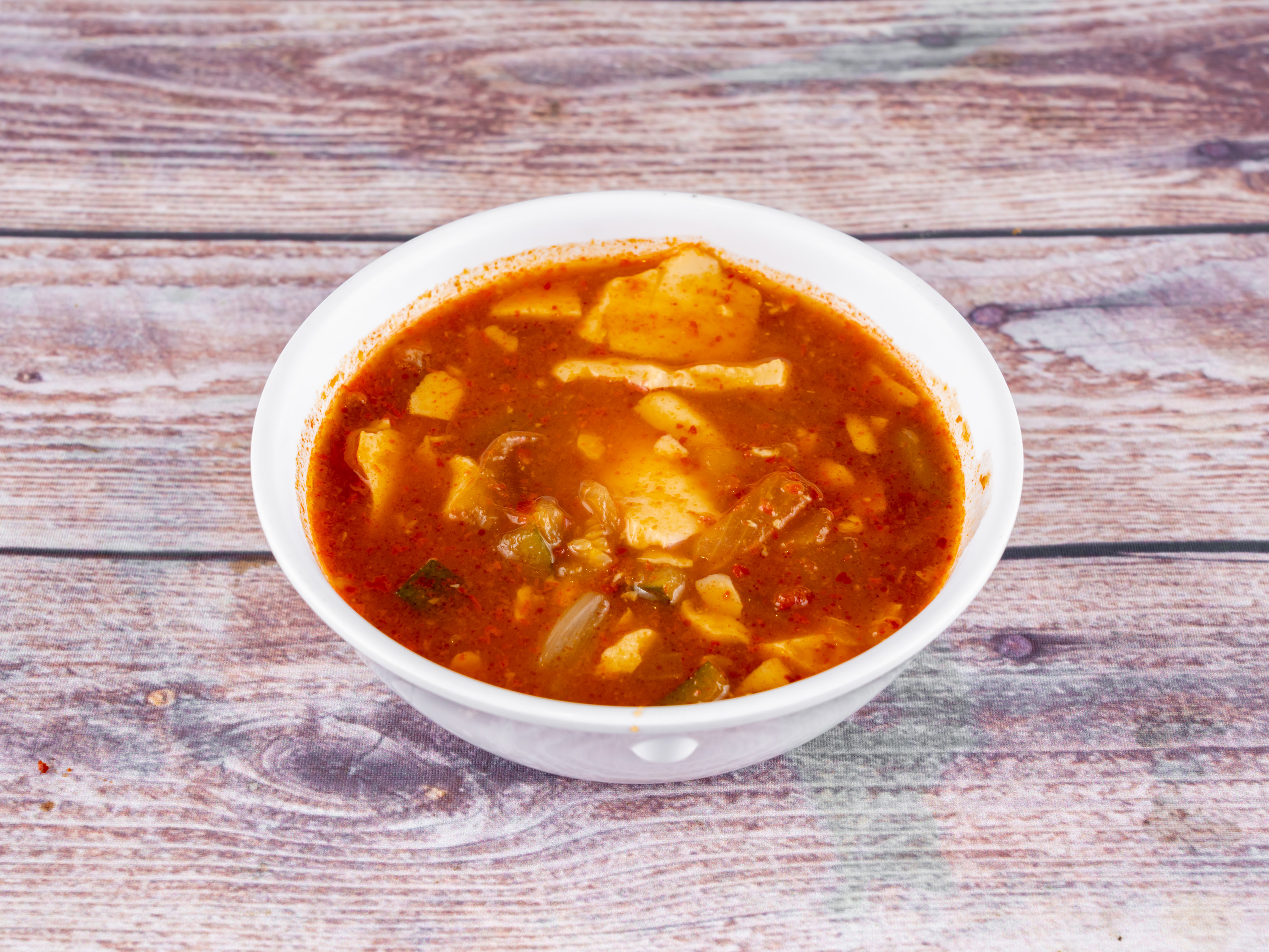 Order Korean Spicy Tofu Soup food online from Jin Korean Bbq store, Houston on bringmethat.com