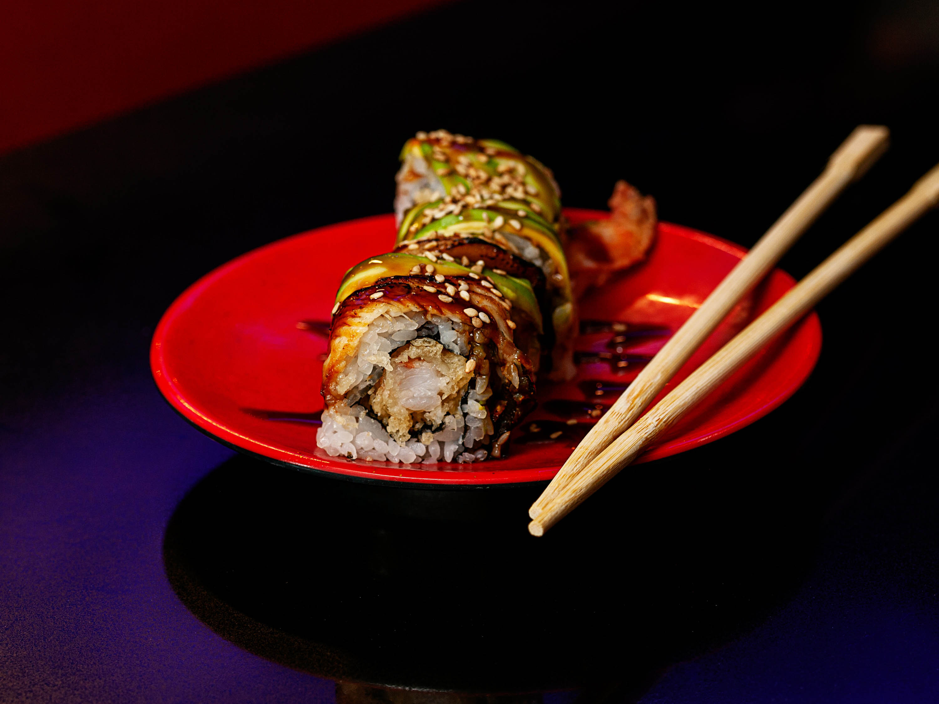 Order Dragon Roll food online from Sushi Ohana store, Portland on bringmethat.com