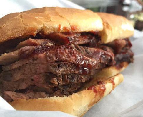 Order BBQ Tri-Tip Grilled Sandwich food online from The Food Mill store, Napa on bringmethat.com