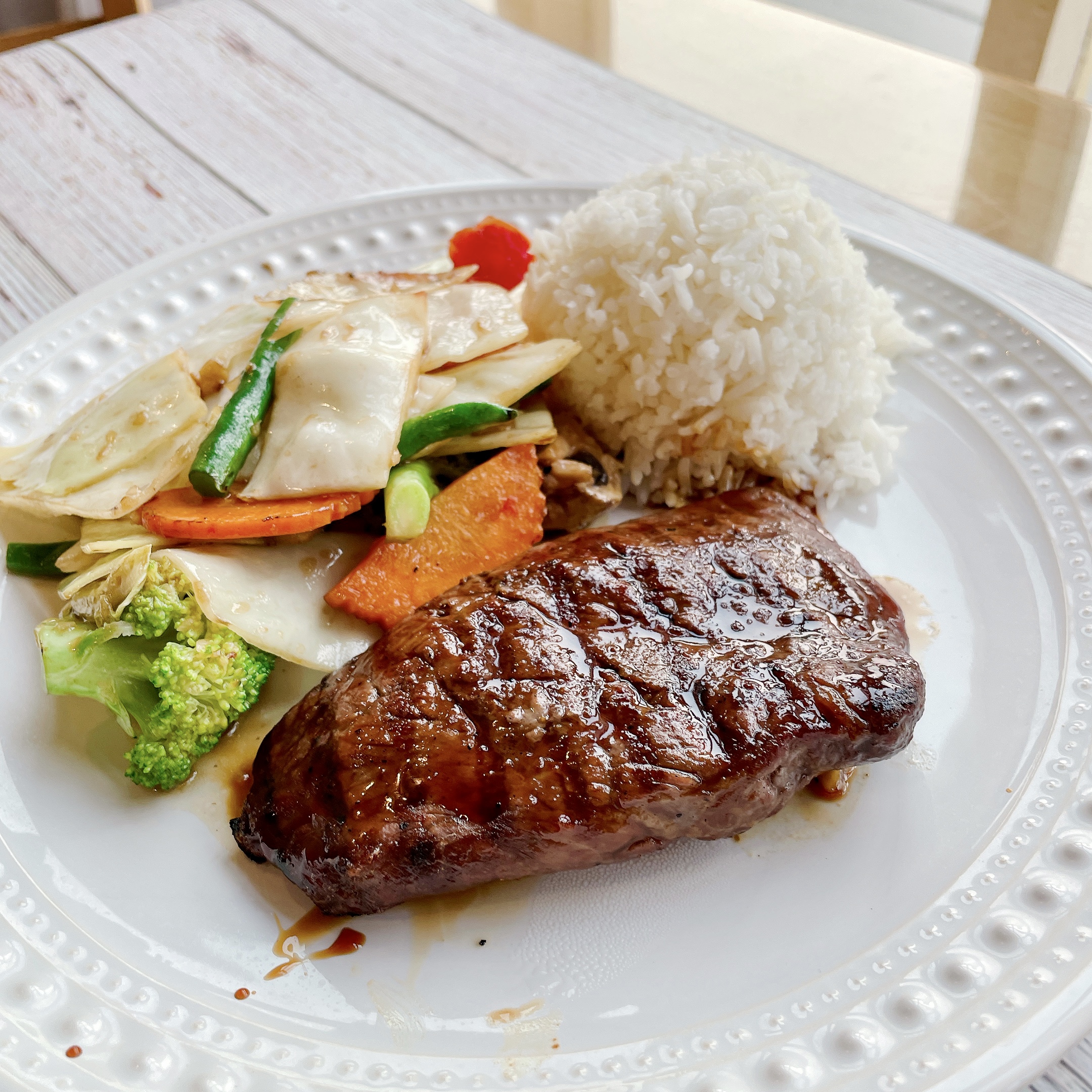 Order Grilled Teriyaki Sirloin food online from Bamboo store, Brighton on bringmethat.com