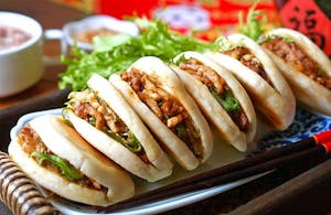 Order Chinese Hamburger (2 sets) 肉夹馍 food online from Fine China store, Lansing on bringmethat.com