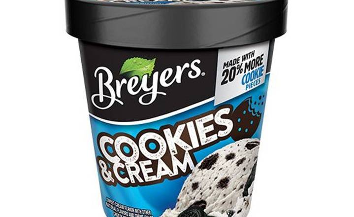 Order Breyers Cookies & Cream Pint food online from The Ice Cream Shop store, Phoenix on bringmethat.com