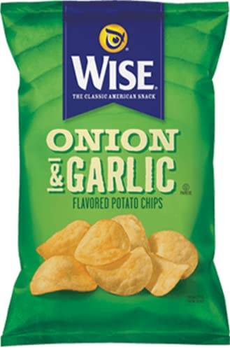 Order Wise Foods Onion & Garlic Flavored Potato Chips food online from Exxon Food Mart store, Port Huron on bringmethat.com