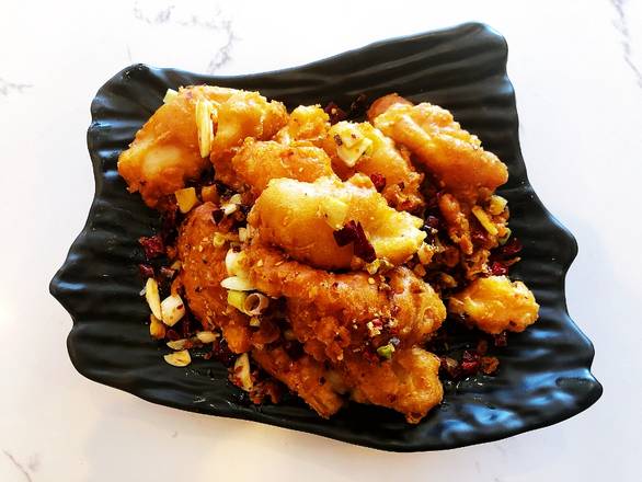 Order Spicy Crispy Fish food online from Gu Kitchen store, Chamblee on bringmethat.com