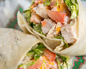 Order Chicken Wrap food online from Beggar Pizza store, Merrionette Park on bringmethat.com