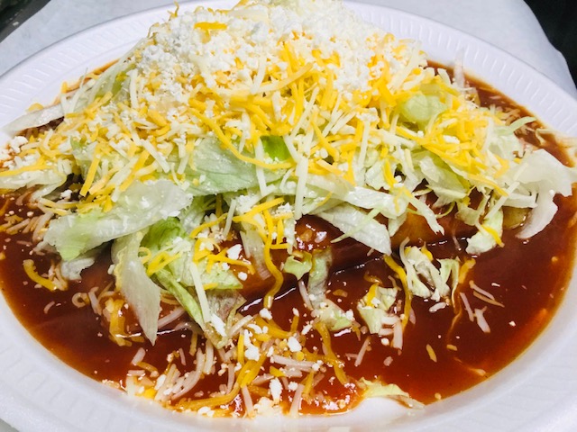 Order Cheese Enchilada food online from Sayulitas Mexican Food store, San Diego on bringmethat.com