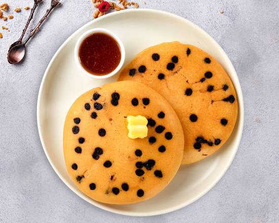 Order Chocolate Pancakes food online from The Breakfast Grubbery store, Davison on bringmethat.com