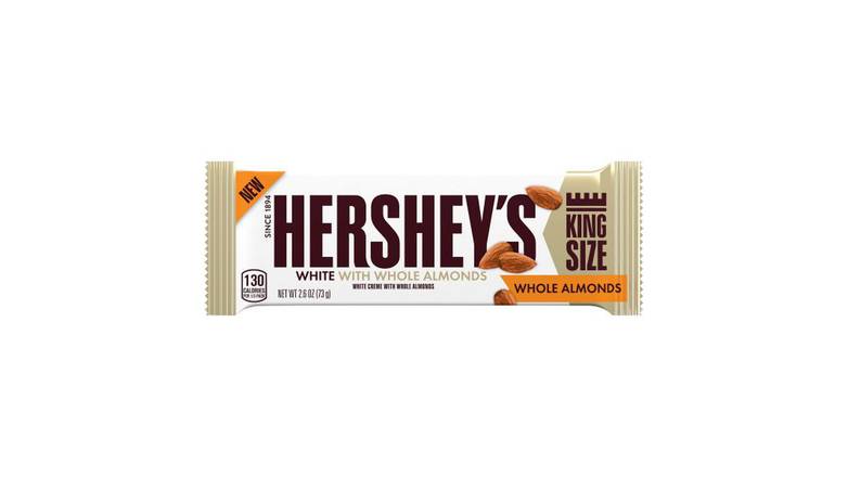 Order Hershey Hsy White Almond King food online from Route 7 Food Mart store, Norwalk on bringmethat.com
