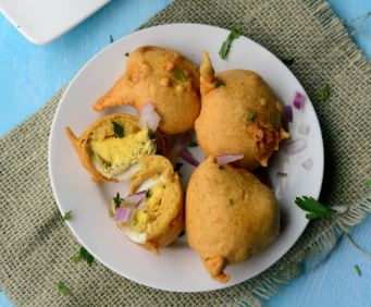 Order Egg Pakora food online from Bawarchi Biryanis store, Ashburn on bringmethat.com