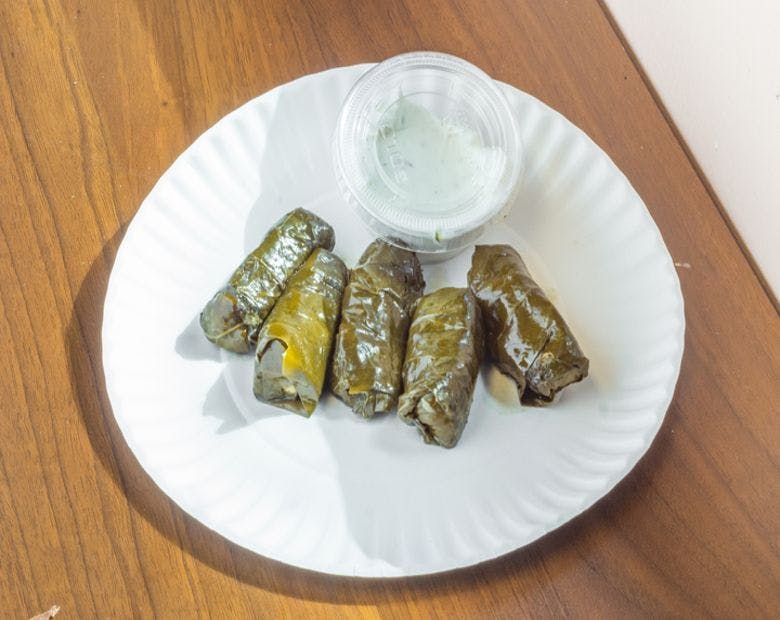 Order Grape Leaves - 5 Pieces food online from Pizza On Main store, Washington on bringmethat.com