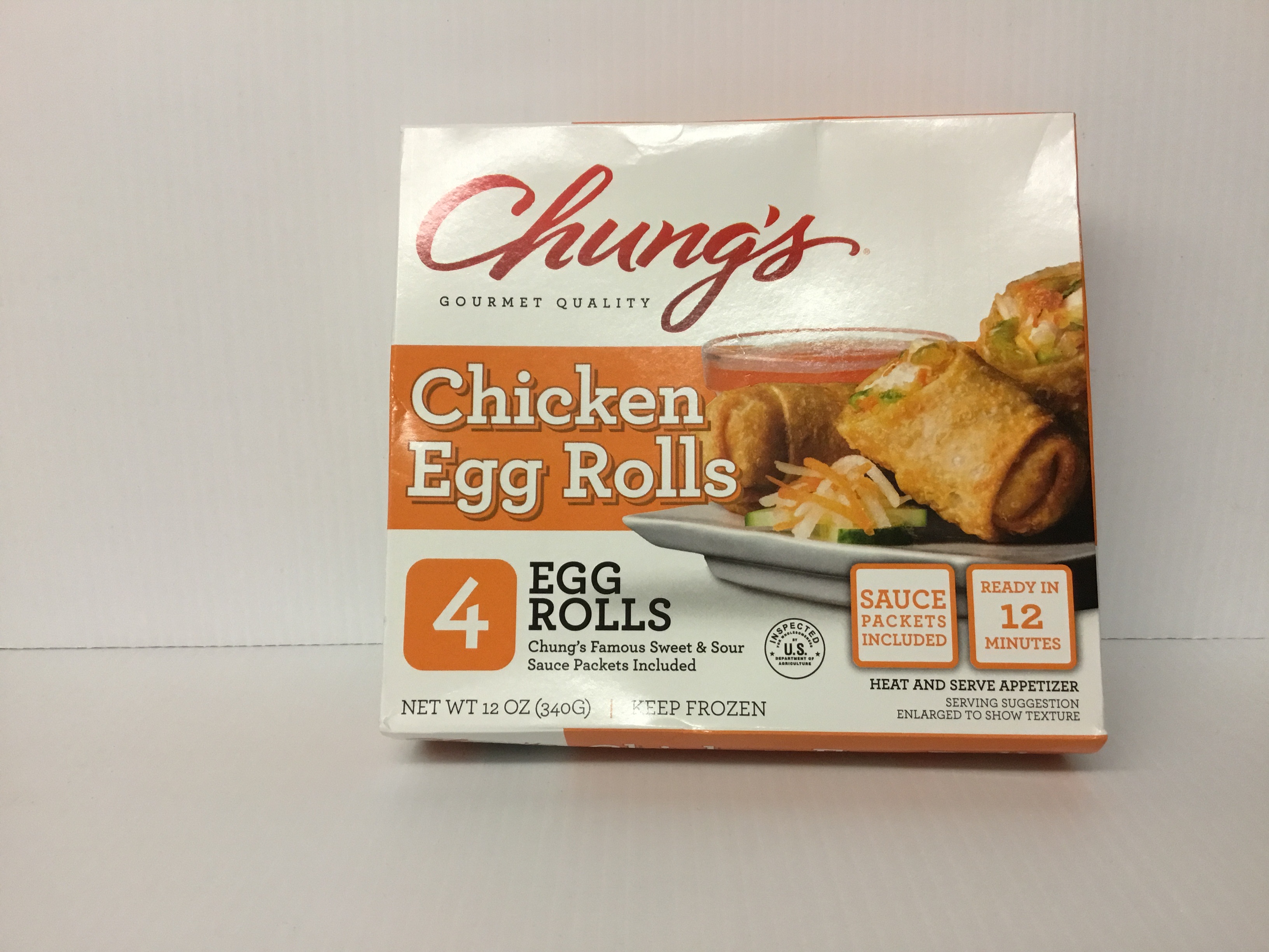 Order Chung’s Chicken Egg Rolls 12oz food online from Just Dash It store, Englewood on bringmethat.com