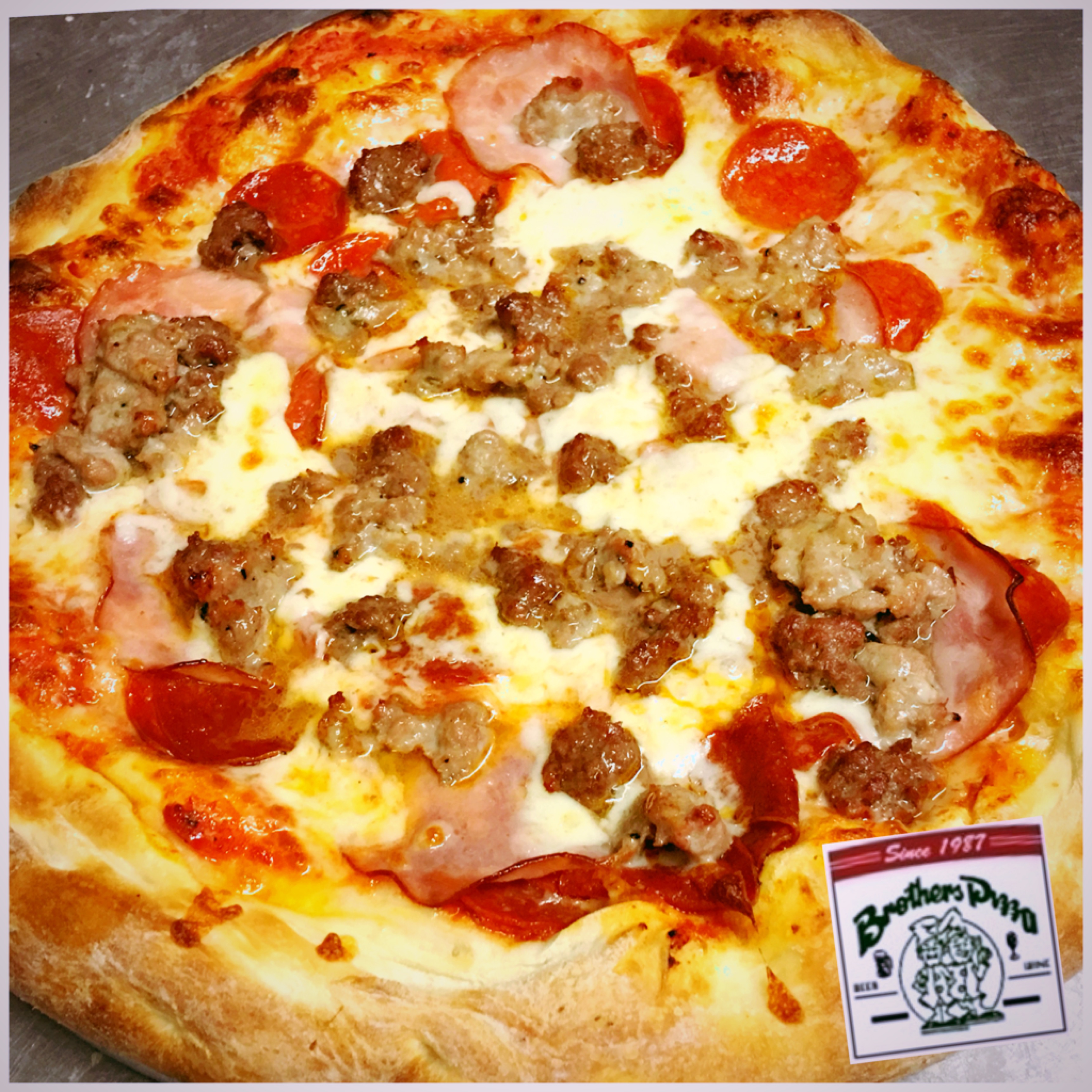 Order Chef's Special All Meat Pizza  food online from Brothers Pizza store, San Francisco on bringmethat.com