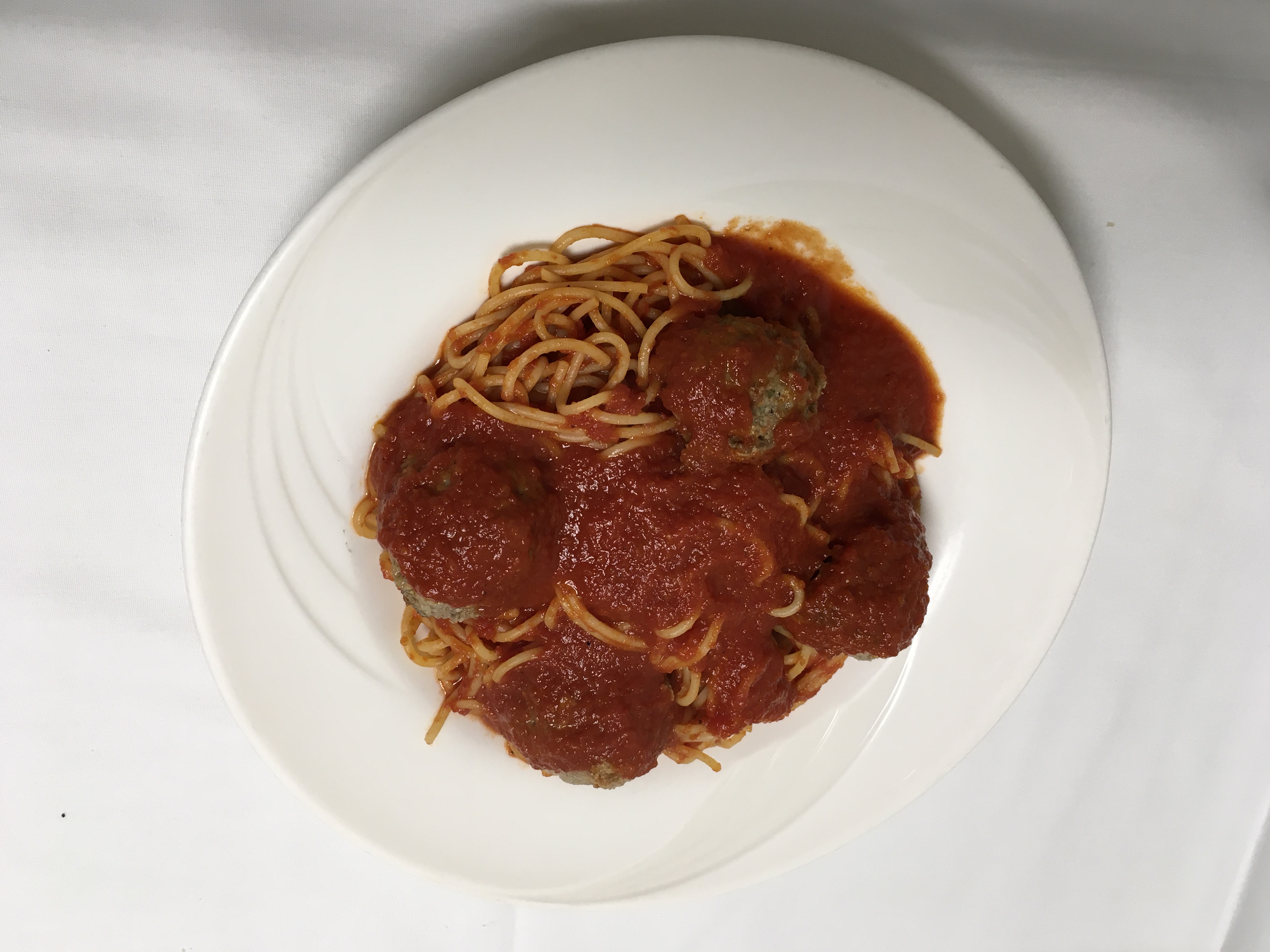 Order Spaghetti with Meatballs food online from Mario's Pizza & Restaurant store, Massapequa on bringmethat.com