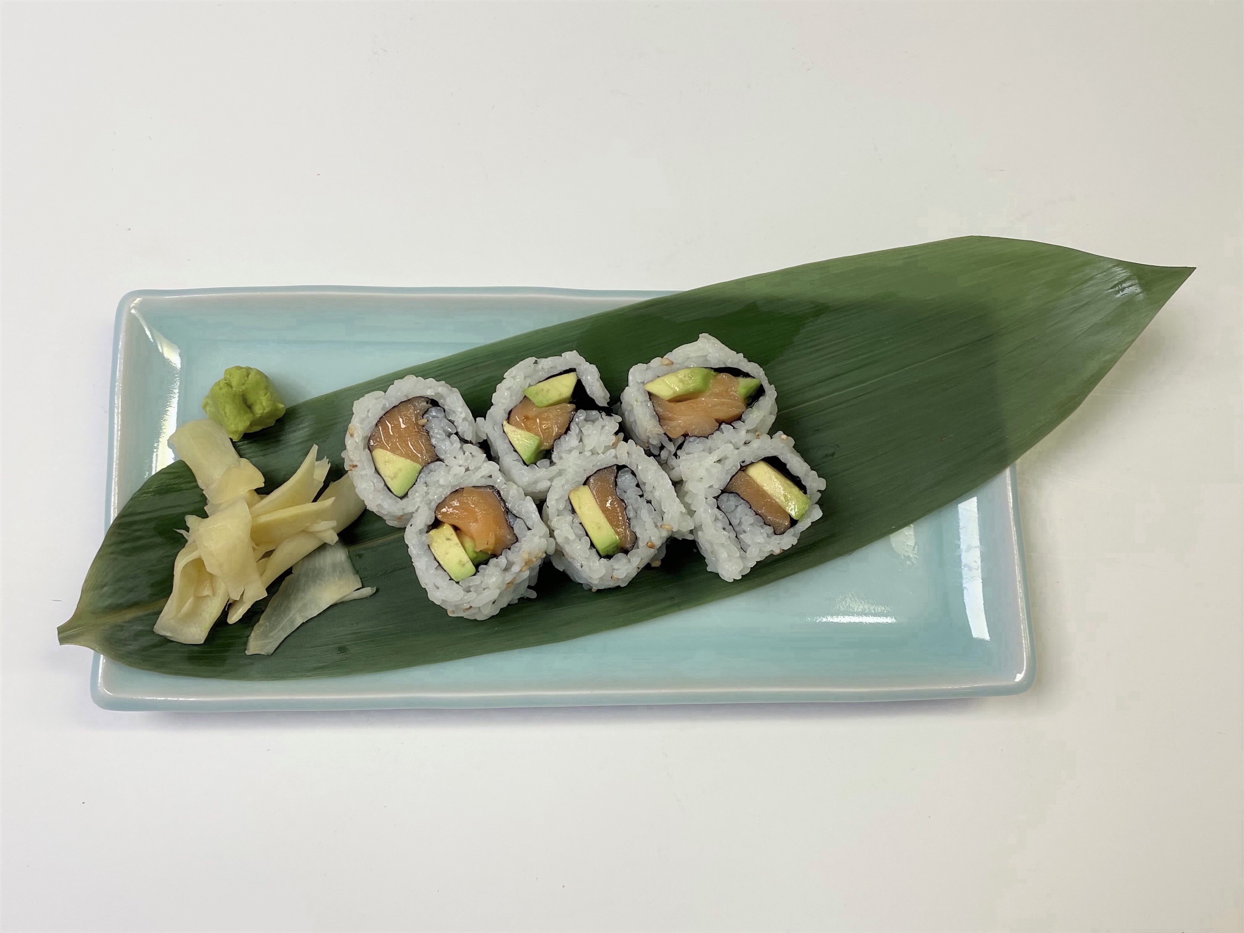 Order Salmon Avocado Roll food online from Restaurant Nippon store, New York on bringmethat.com