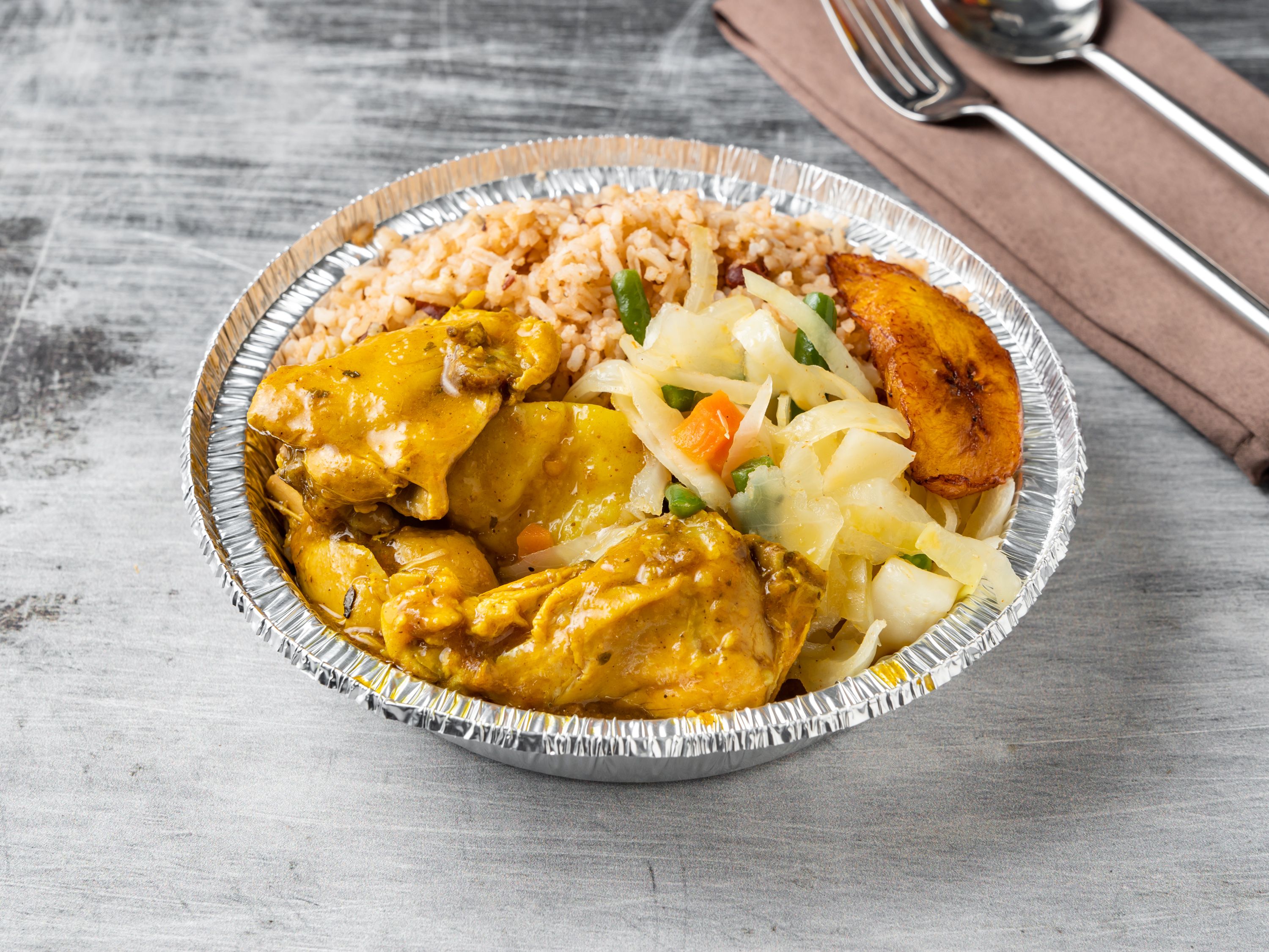 Order Curried Chicken food online from JD's Yard Style Restaurant store, Jamaica on bringmethat.com