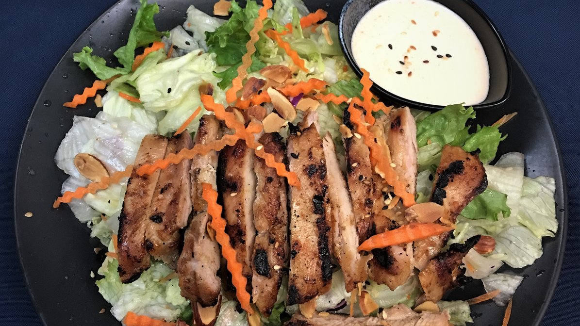 Order SG. Grilled Chicken Salad food online from Asian Kitchen store, Modesto on bringmethat.com