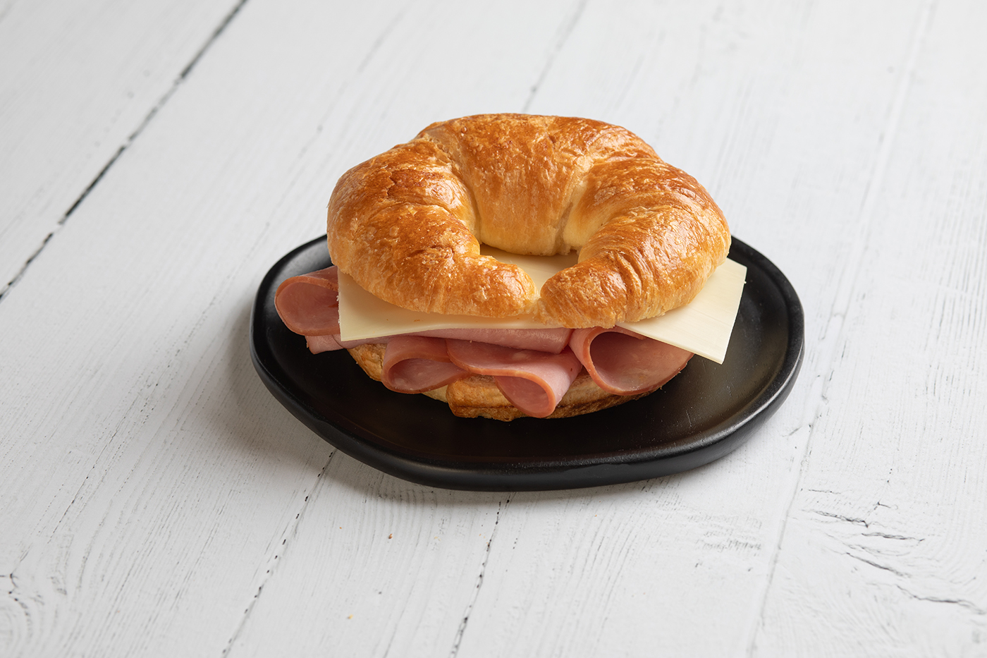Order Ham & Cheese Croissant food online from Beans & Brews #125 store, Ogden on bringmethat.com