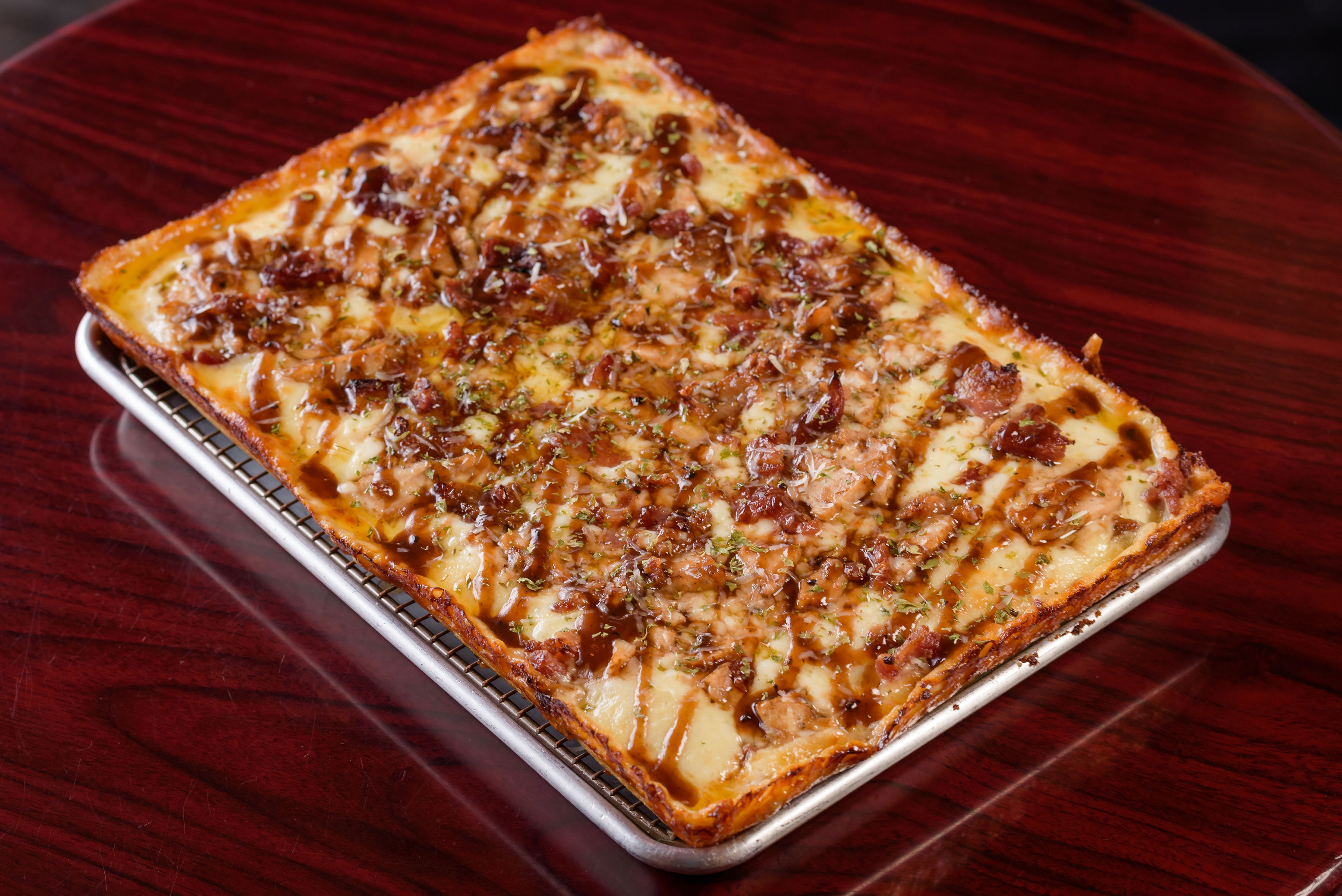 Order T-BIRD (BBQ Chicken) food online from Square Pizza Co store, San Diego on bringmethat.com