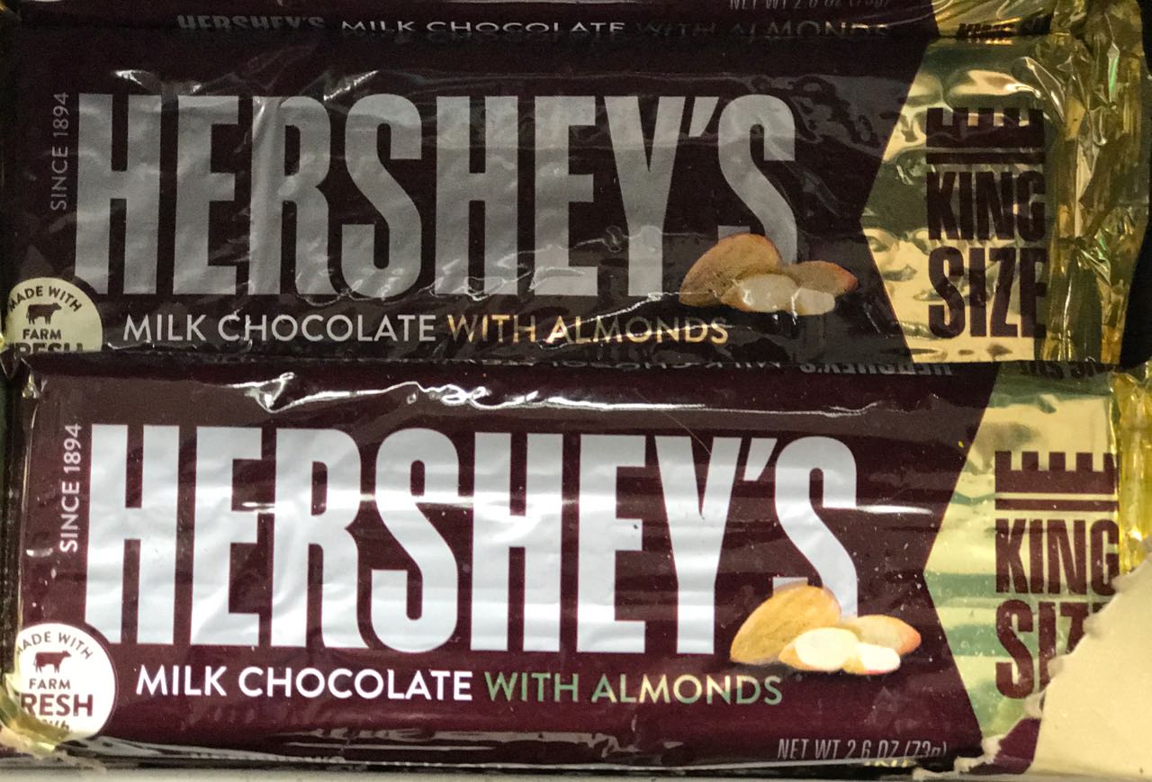 Order King Size Hershey's with Almonds food online from The Ice Cream Shop store, Providence on bringmethat.com