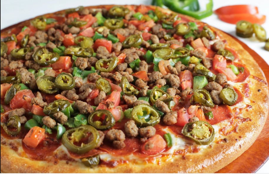 Order Mexican Fiesta Pizza - Medium 12" food online from Can Am Pizza store, Federal Way on bringmethat.com