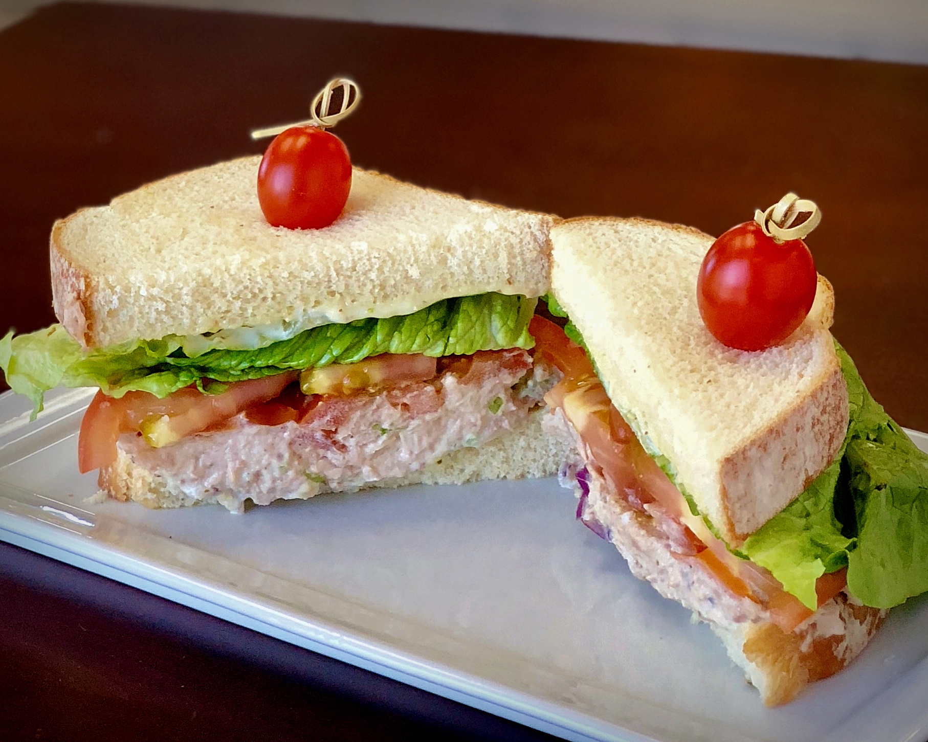 Order Tuna Salad Sandwich food online from Tribute Coffee store, Garden Grove on bringmethat.com