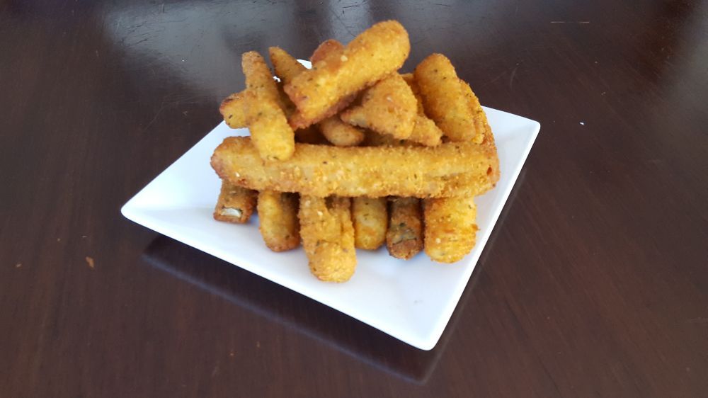Order Fried Zucchini Sticks food online from Krave Asian Fusion Restaurant store, Irvine on bringmethat.com