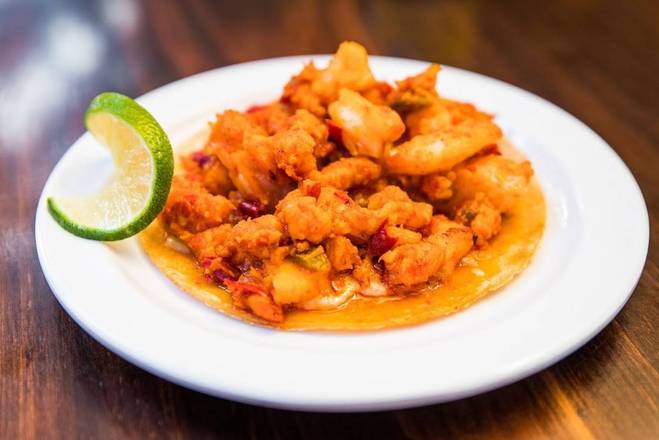 Order Shrimp Diablo Taco food online from Miramar Fish Tacos & Beer store, Oceanside on bringmethat.com