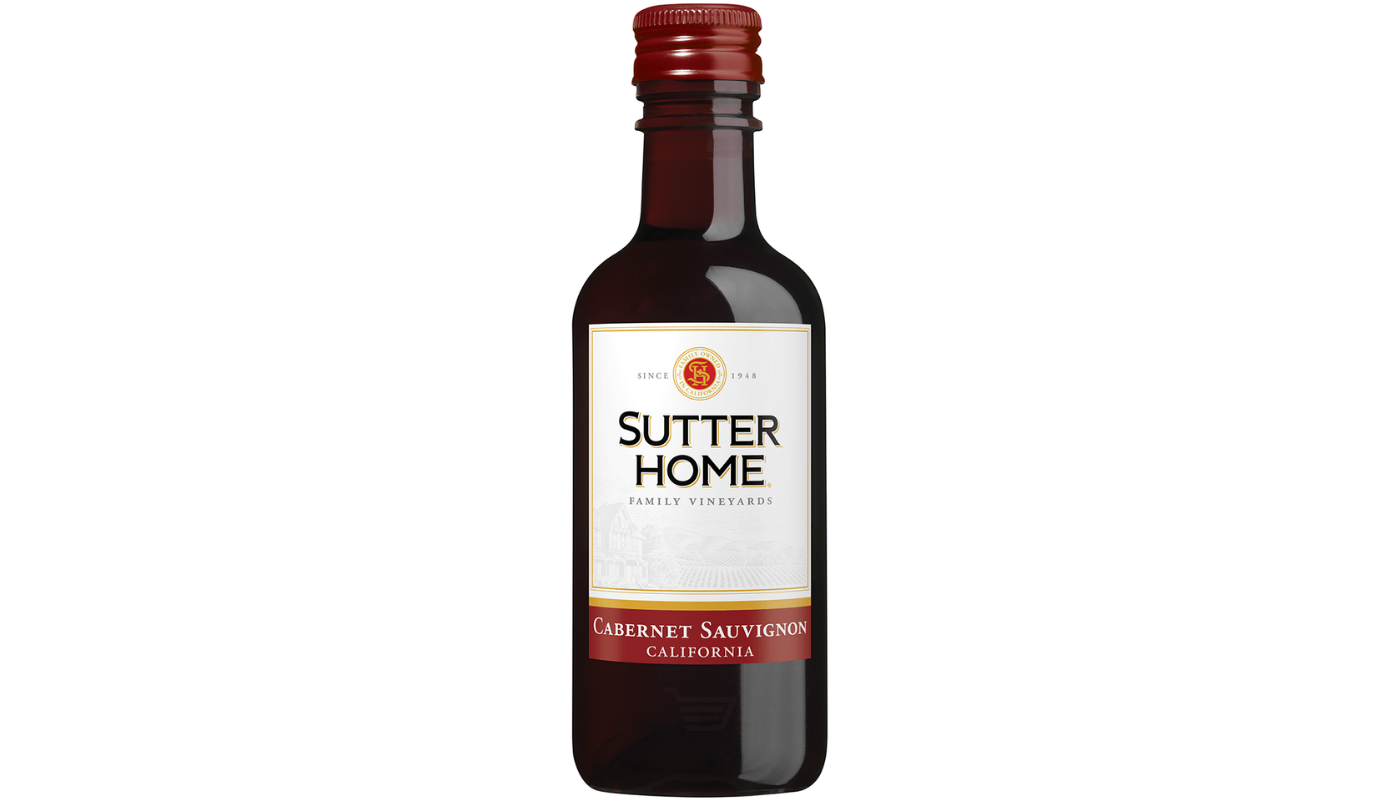 Order Sutter Home Cabernet Sauvignon 187ml Bottle food online from M & M Liquor & Jr Market store, Anaheim on bringmethat.com