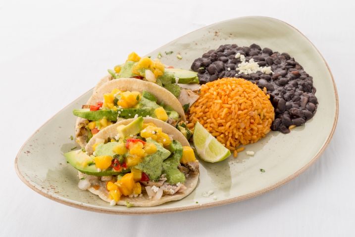 Order Pollo Asado Tacos Lunch food online from Cantina Laredo store, Saint Louis on bringmethat.com
