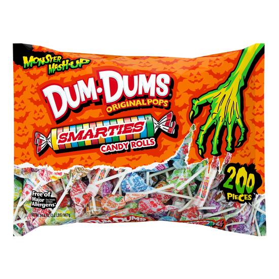 Order Dum Dums Smarties Candy Monster Mash Up - 34.8 oz food online from Rite Aid store, El Segundo on bringmethat.com