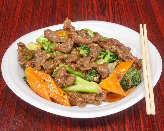 Order Beef with Broccoli food online from Famous Wok store, Franklin on bringmethat.com