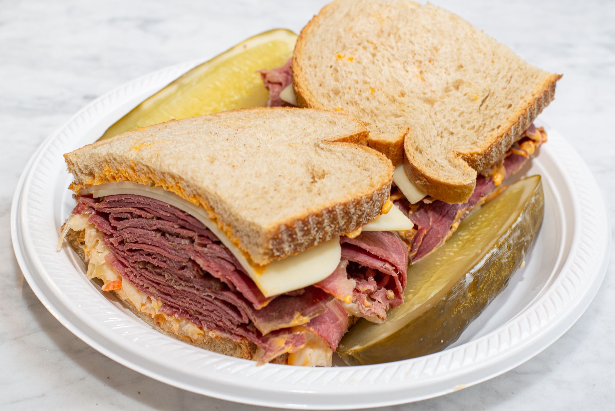 Order Corned Beef Special Sandwich food online from Majestic Delicatessen store, New York on bringmethat.com