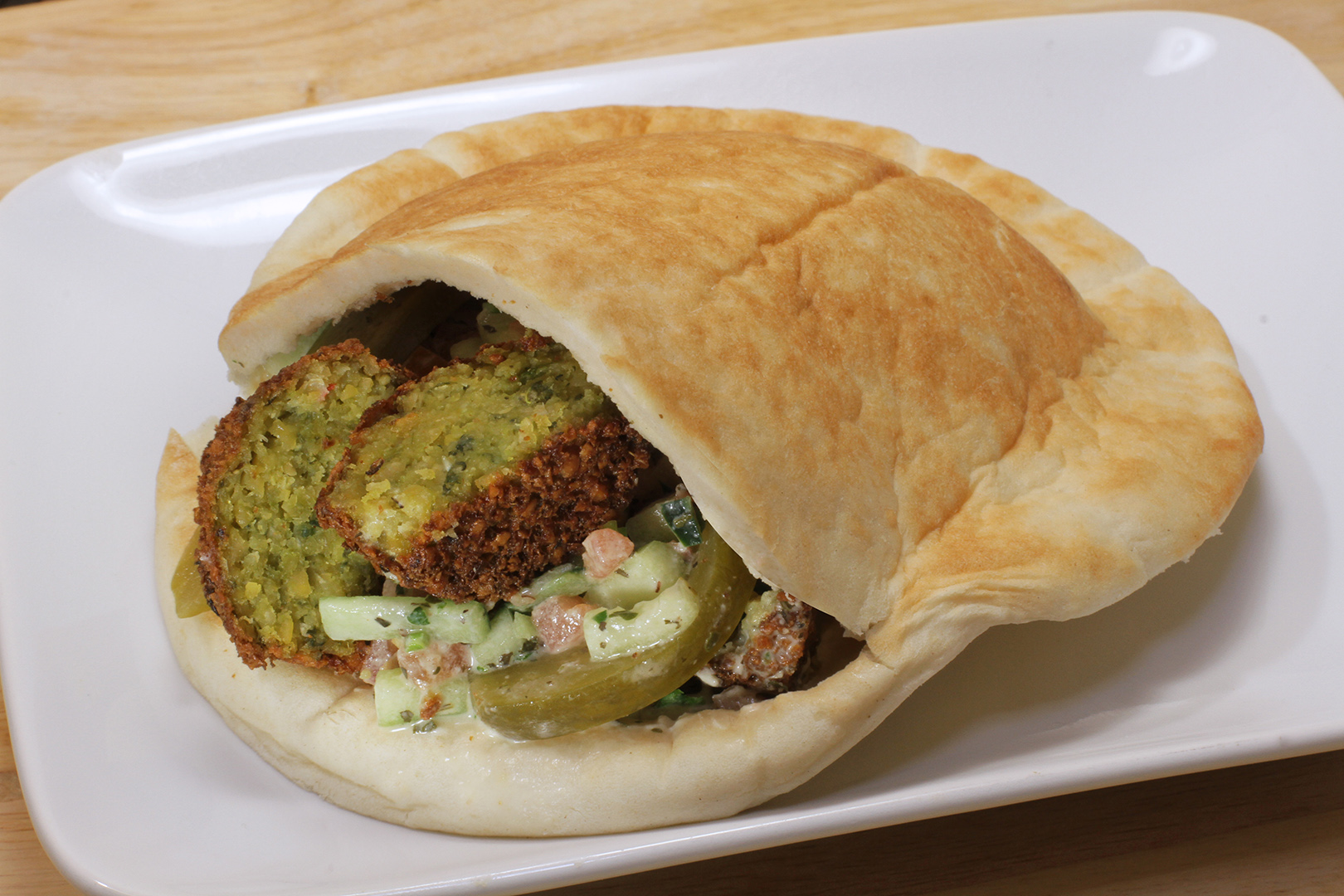 Order Falafel Sandwich food online from Fill A Pita store, Downers Grove on bringmethat.com