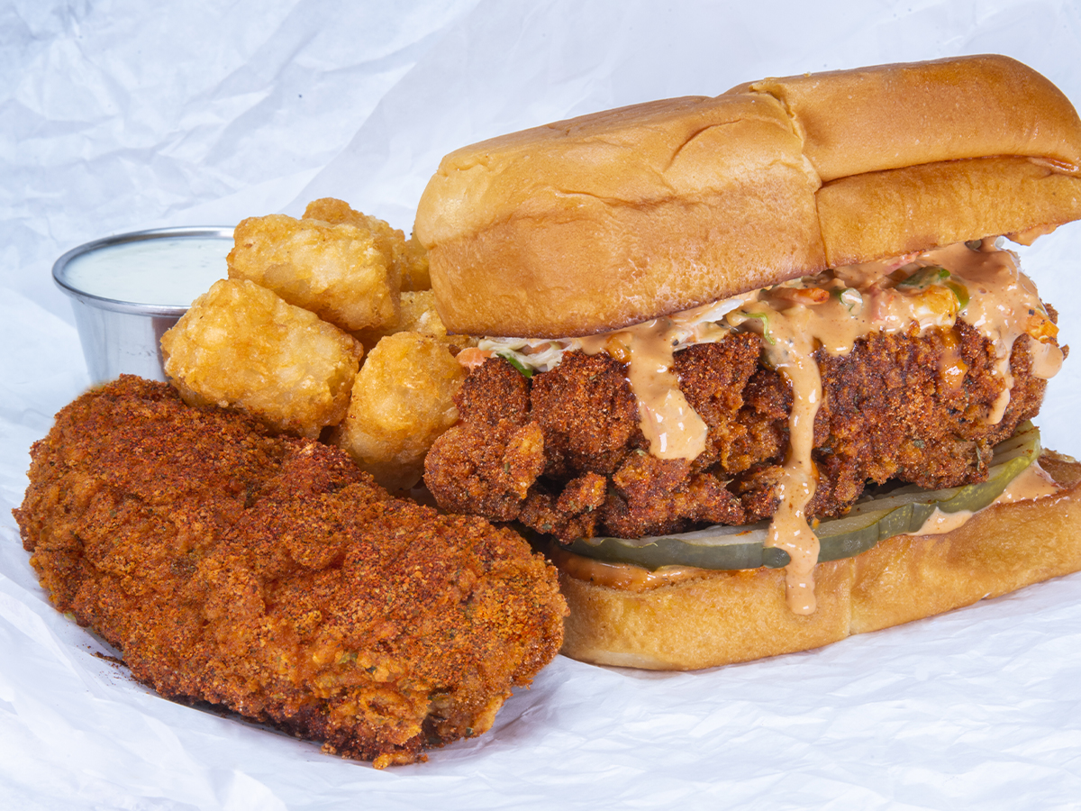 Order Beyond® 1 Tender & 1 Slider Combo food online from Bad Mutha Clucka store, San Francisco on bringmethat.com