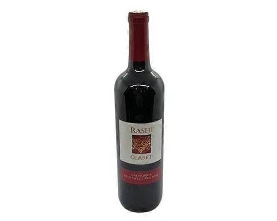 Order Rashi Vineyards, Clarét Semi Sweet Red Wine California (NV) · 1.5 L food online from House Of Wine store, New Rochelle on bringmethat.com
